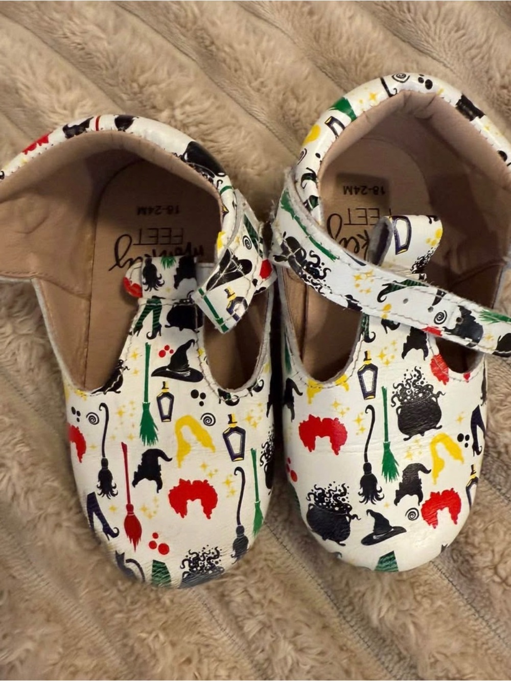 Monkey Feet White Mary Jane Hocus Pocus Prints